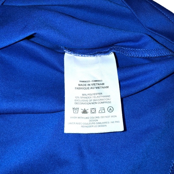 NIKE Jordan MENS LARGE PRE-OWNED Blue Dri-FIT Short Sleeve T-Shirt Athletic Crew - Picture 14 of 15